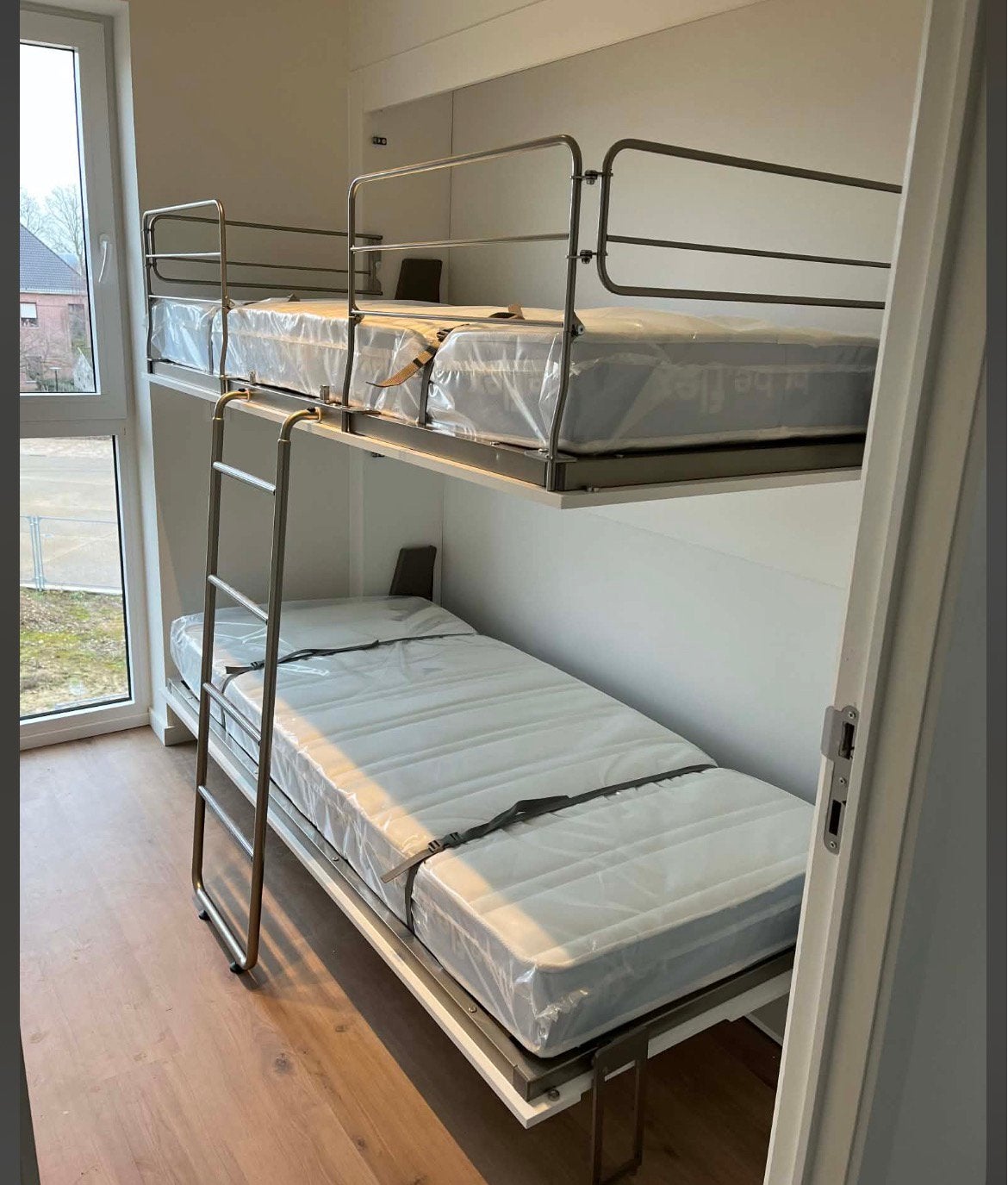 Lit superposé pliable, Maison & Meubles, Chambre à coucher | Lits superposés & Lits mezzanines, Enlèvement, Comme neuf, Lits superposés