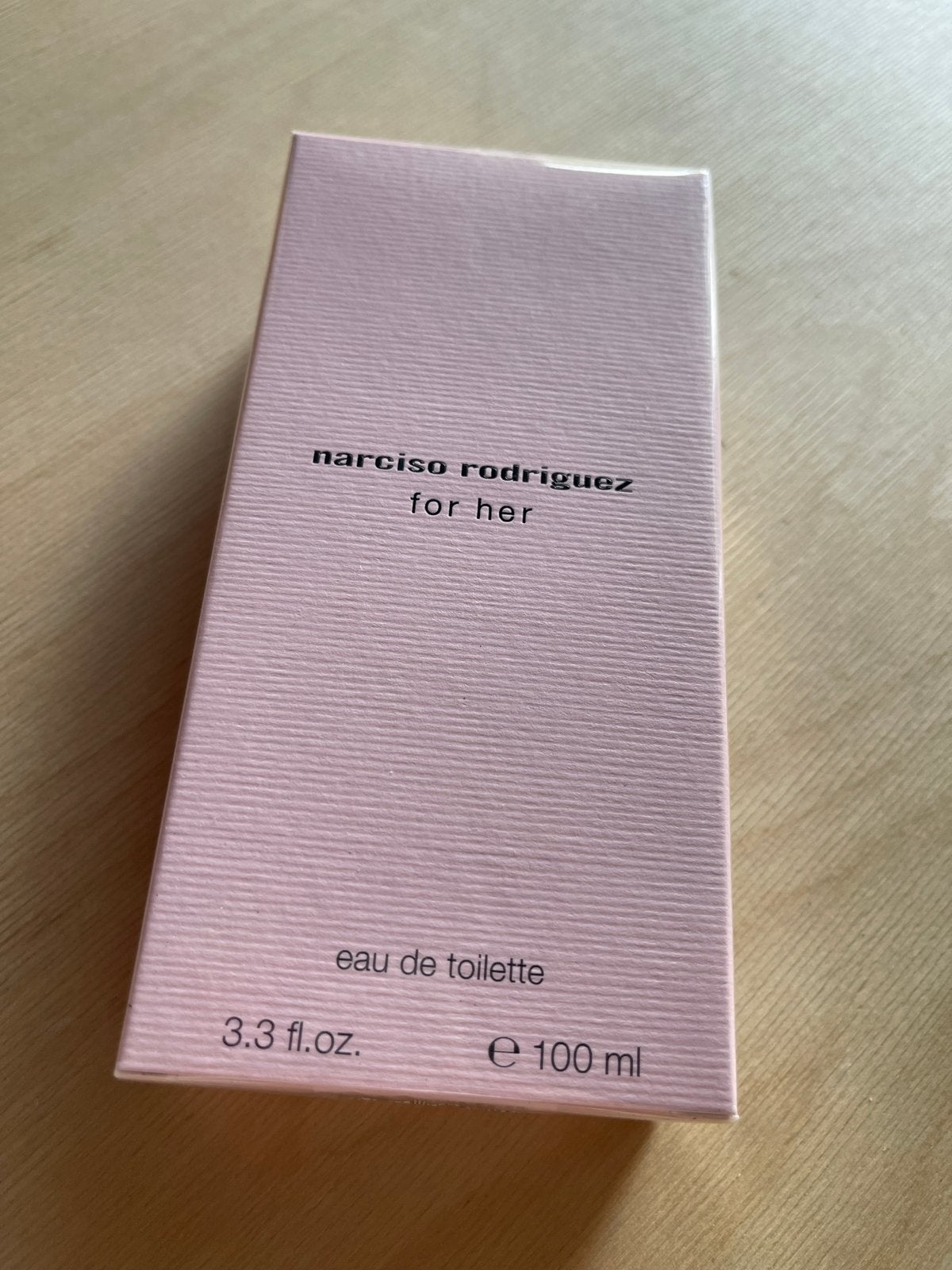 Narciso Rodriguez for her, Envoi, Neuf
