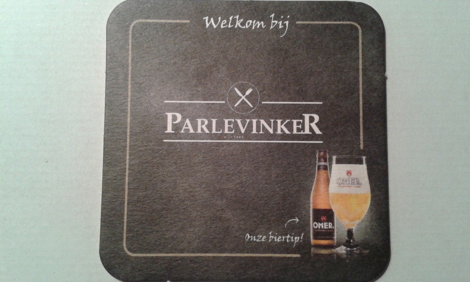 Bierviltje : OMER (Parlevinker), Ophalen of Verzenden, Nieuw, Overige merken