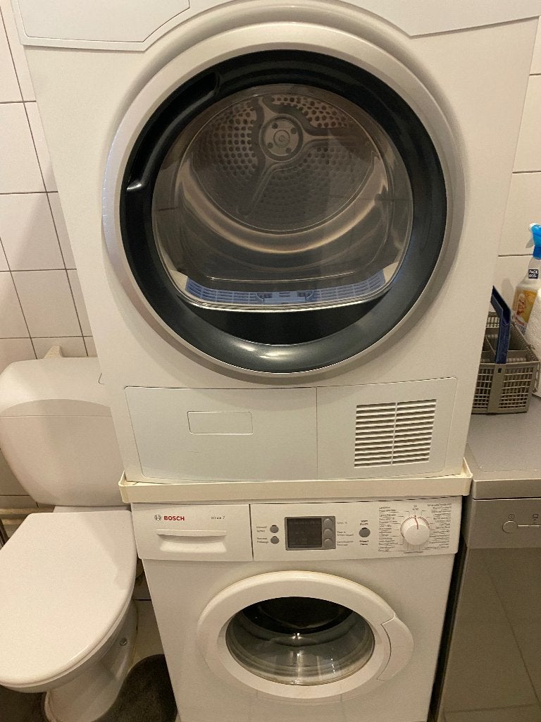 Machine à laver + séchoir, Electroménager, 6 à 8 kg, Enlèvement, Comme neuf