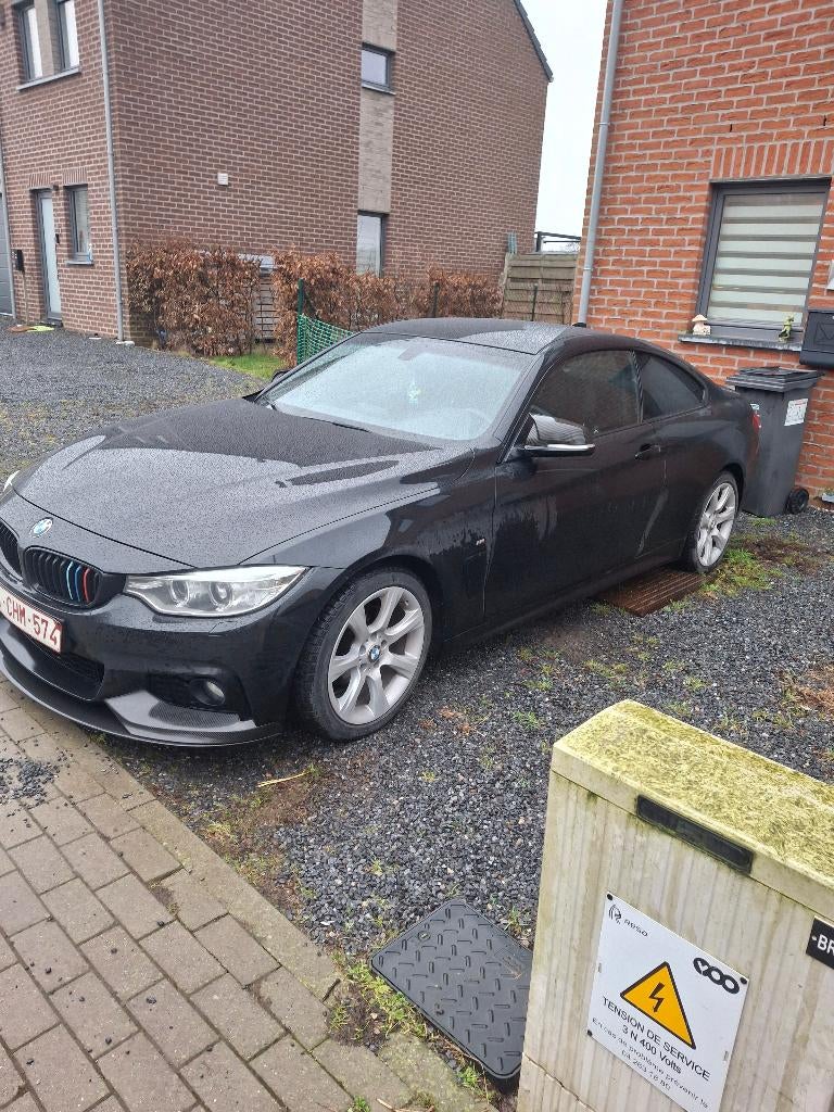 Bmw, Auto's, BMW, Bedrijf, 4 Reeks, Diesel, Euro 6, Coupé, 3 deurs, Handgeschakeld, Zwart, Overige kleuren, Alcantara, Achterwielaandrijving