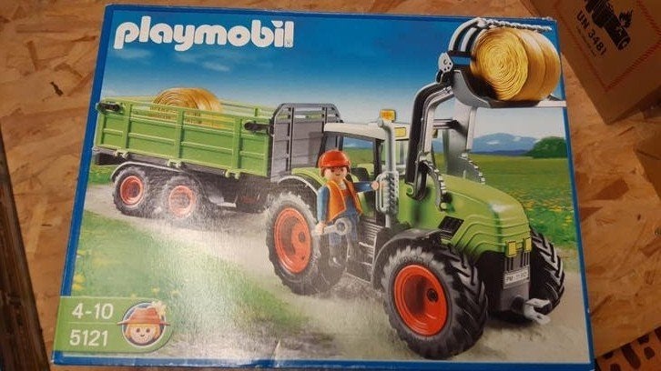 Playmobil traktor, Enlèvement, Utilisé