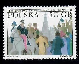 Polen yvertnrs: 3450 postfris, Enlèvement ou Envoi, Pologne, Non oblitéré