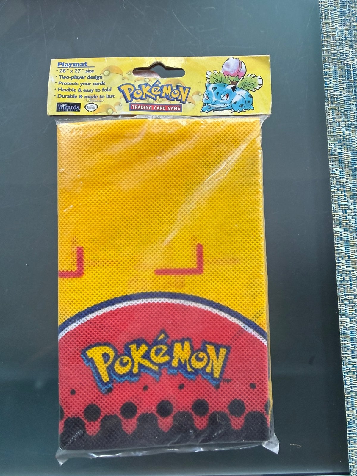 Pokemon playmat wotc 1999, Hobby en Vrije tijd, Ophalen of Verzenden, Zo goed als nieuw, Overige typen