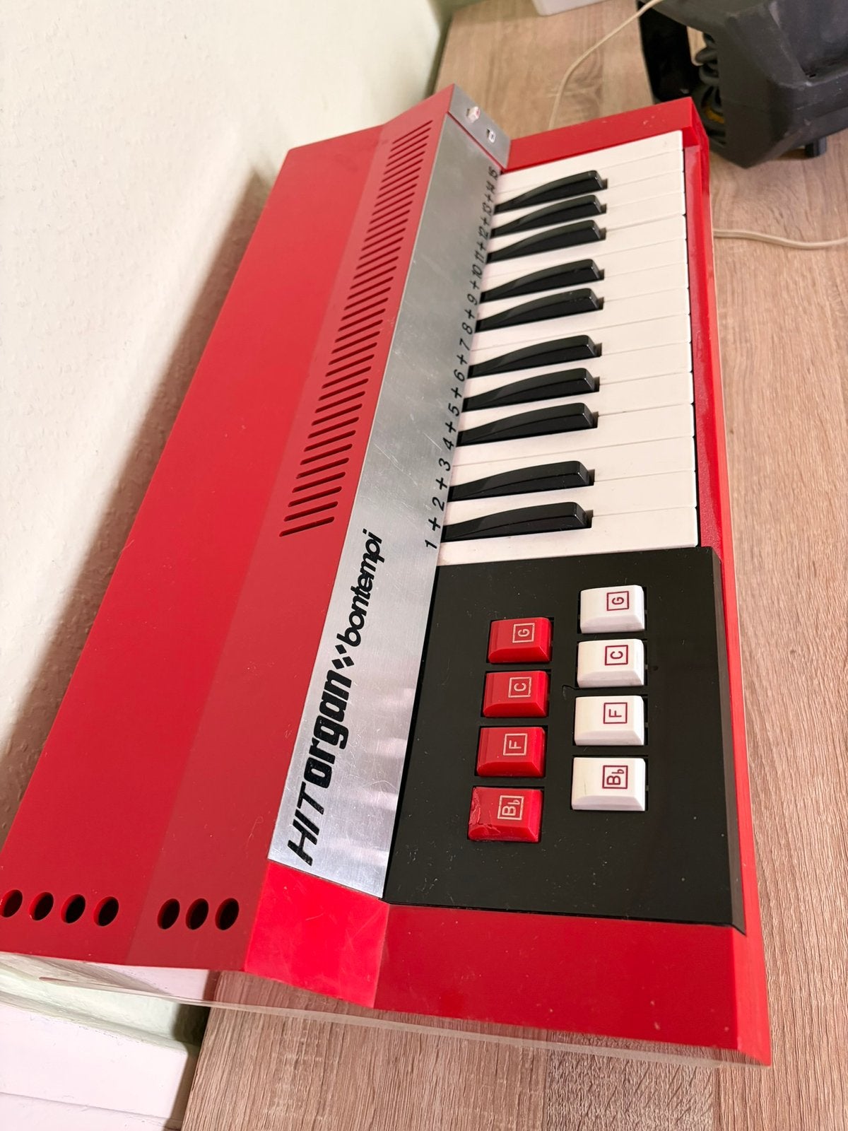 Luchtorgel tafelmodel 1970, Musique & Instruments, Enlèvement ou Envoi, Comme neuf