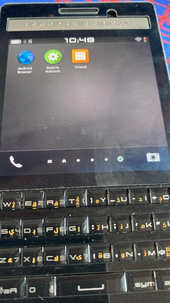 Blackberry, Telecommunicatie, Ophalen, Zwart, Touchscreen, Zo goed als nieuw