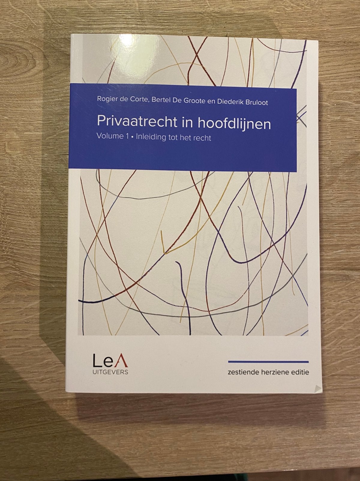 Principes généraux du droit privé 16e édition - Volume 1, Enlèvement, Rogier De Corte; Bertel De Groote; Diederik Bruloot