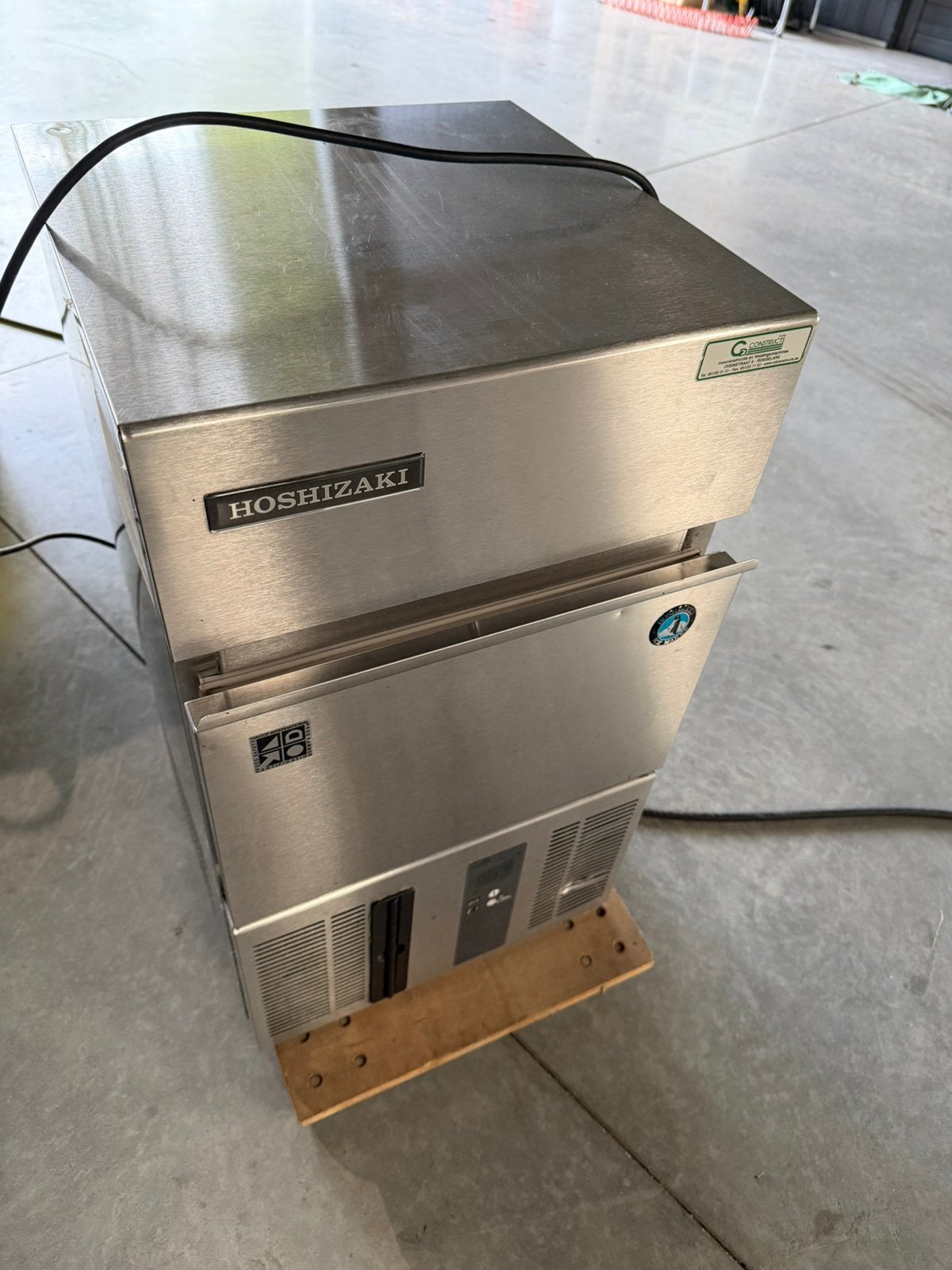 Hoshizaki ijsblokjesmachine, Ophalen, Zo goed als nieuw
