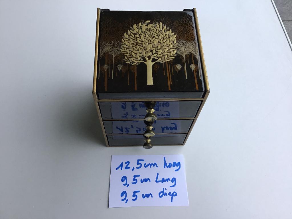 jolie boîte de rangement pour maquillage avec miroir Melarti, Enlèvement ou Envoi, Comme neuf, Maquillage