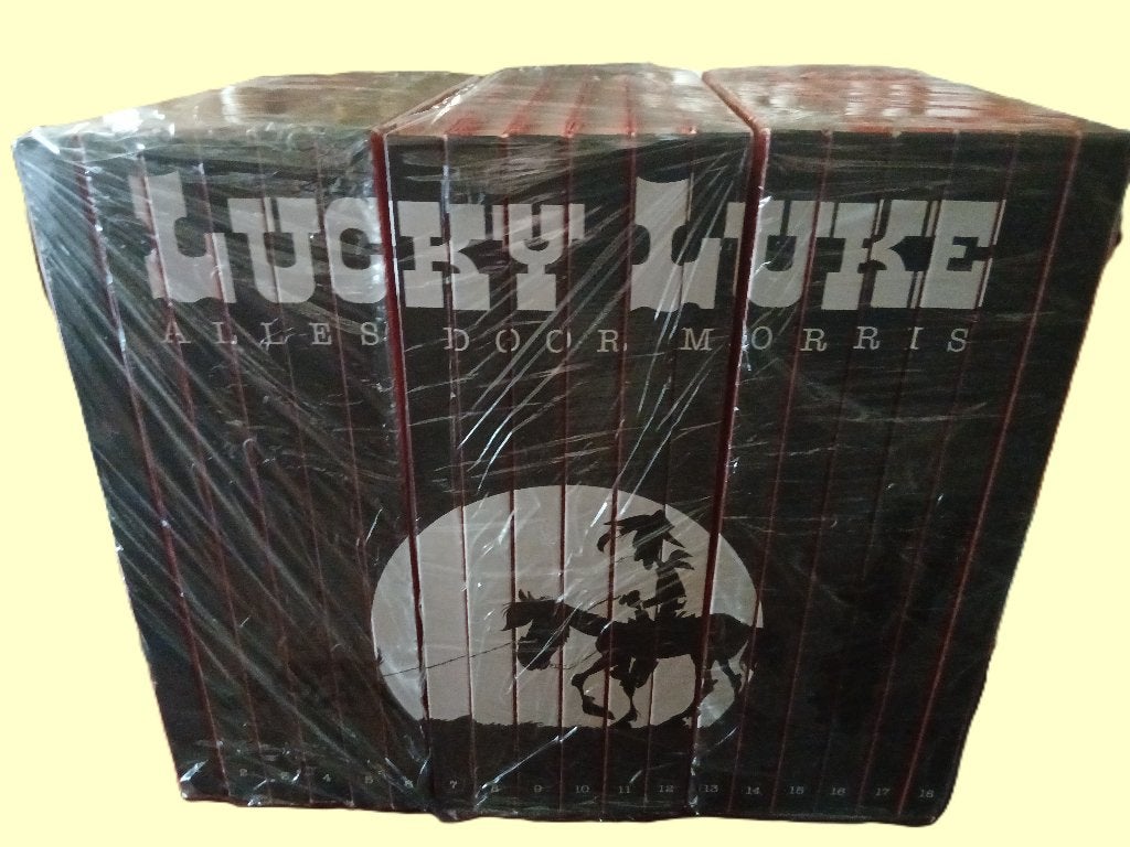 Lucky Luke – Alles door Morris (18 delen, nieuwstaat), Boeken, Complete serie of reeks, Nieuw, Ophalen of Verzenden, Morris