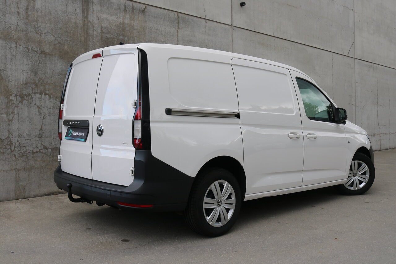Volkswagen Caddy Maxi 2.0 TDI DSG | 122PK | CRUISE | PDC |, Auto's, Zwart, Wit, Bedrijf, Diesel