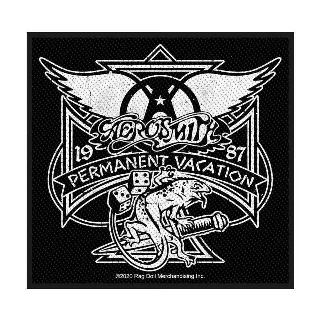 Aerosmith Permanent Vaction patch officiële merchandise, Ophalen of Verzenden, Nieuw
