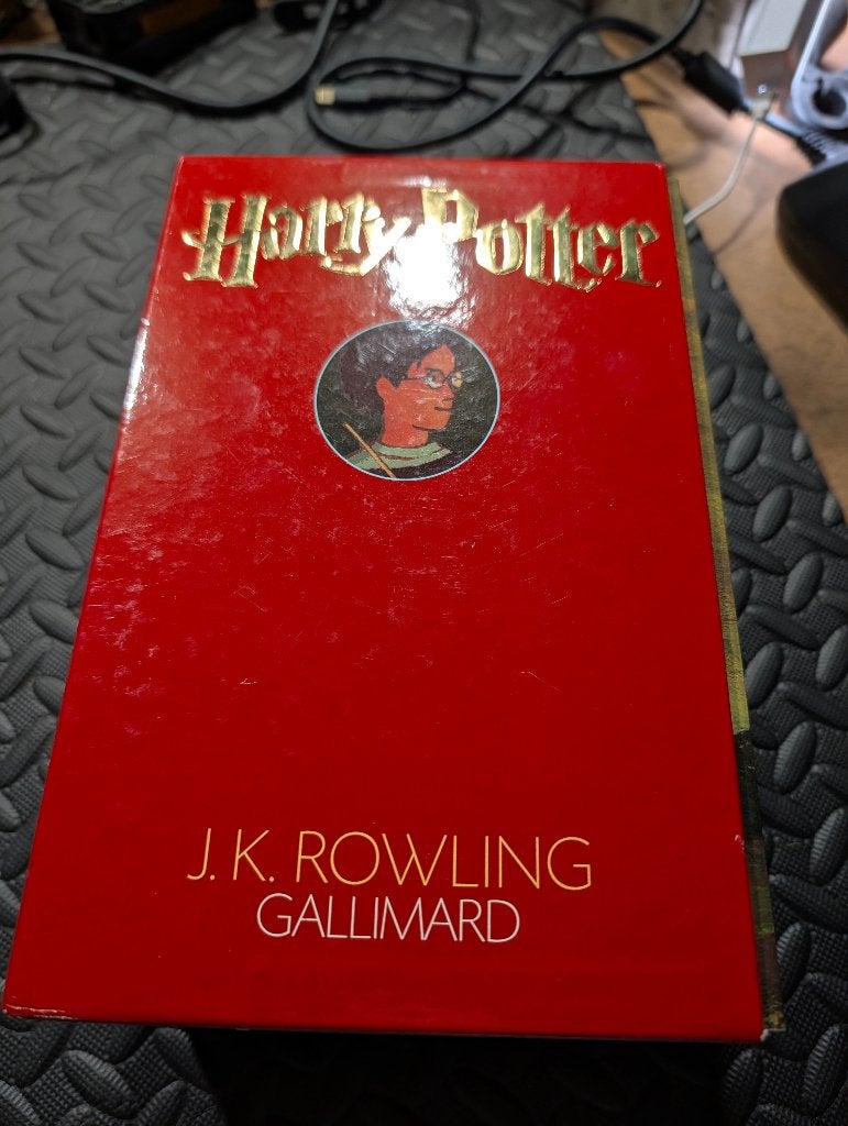 Coffret Harry Potter, J.K. Rowling, Grand format, Enlèvement ou Envoi, Utilisé, Livre, Poster ou Affiche