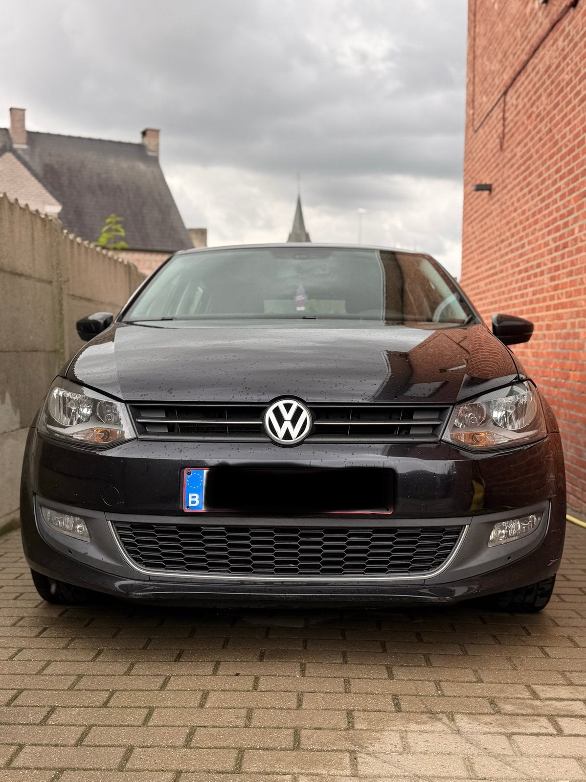 Volkswagen Polo, Auto's, Voorwielaandrijving, Euro 5, Stof, Zwart