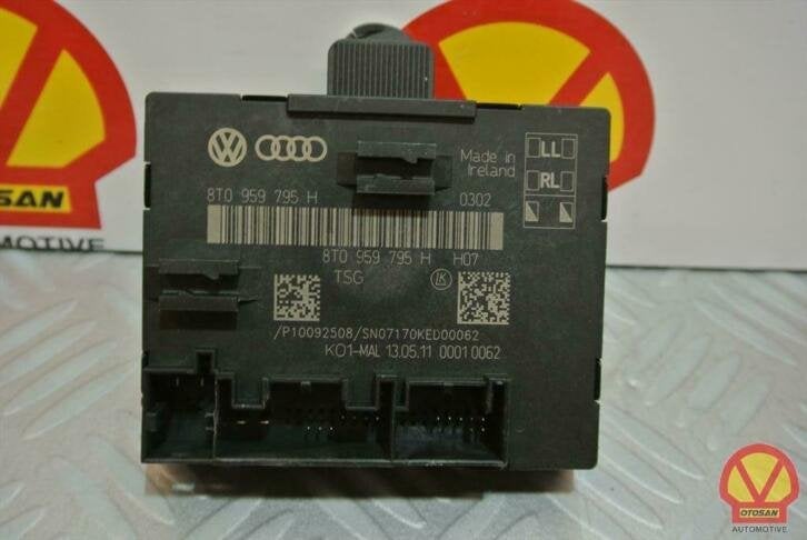 audi a4 a5 deur portier module achter 8t0959795h, Gebruikt, AUDI AG, Auto-Union-Strasse 1
85045  Ingolstadt, DE, Audi