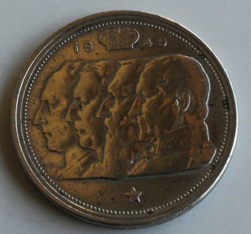100 FRANCS BELGES 1949 LEOPOLD III EN ARGENT, Timbres & Monnaies, Enlèvement ou Envoi, Monnaie en vrac, Argent, Argent