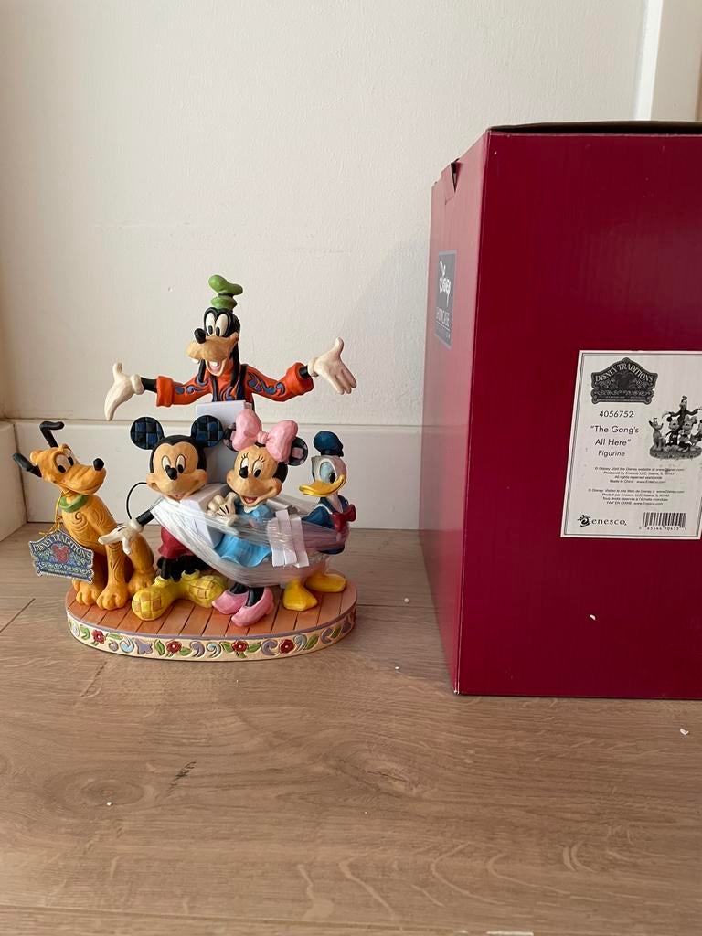 Jim shore disney traditions pluto goofy donald mickey minnie, Verzamelen, Ophalen of Verzenden, Donald Duck, Zo goed als nieuw