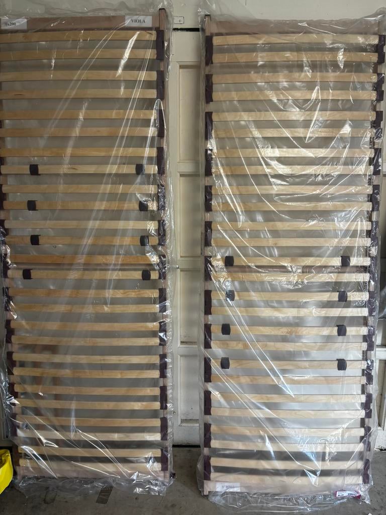 2 boxsprings van 70x200, Ophalen, 70 cm of minder, Bedbodem, 200 cm