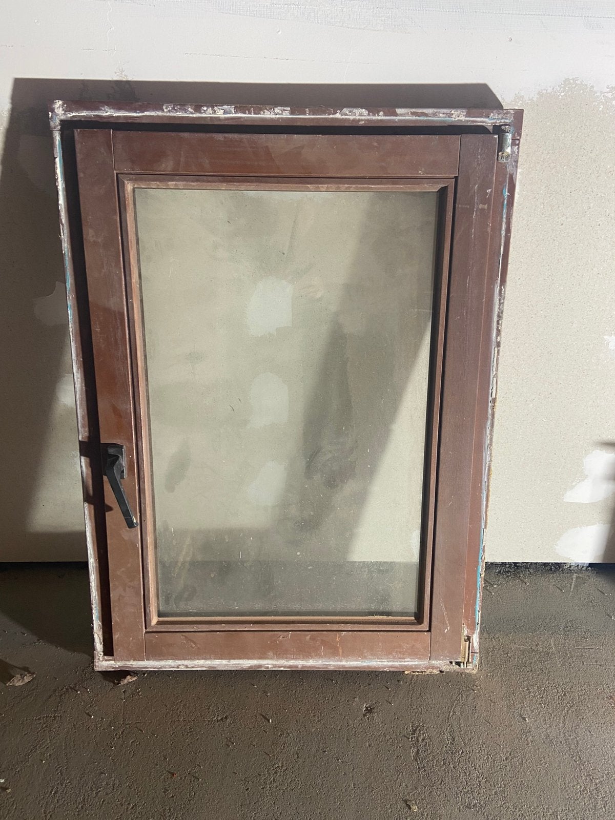 Chassis bois meranti double vitrage 80x110, Châssis de fenêtre, 75 à 150 cm, 75 à 150 cm, Enlèvement