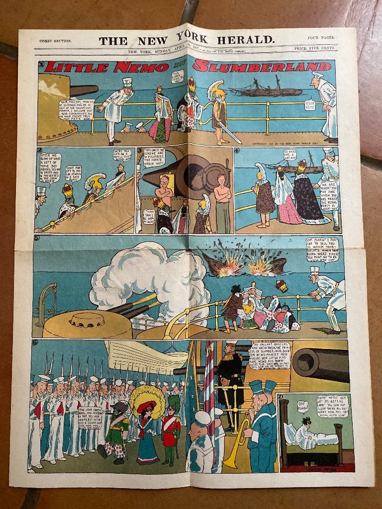 New York Herald Comics Section 14 April 1907, Boeken, Amerika, Ophalen of Verzenden, Winsor McCay, Gelezen