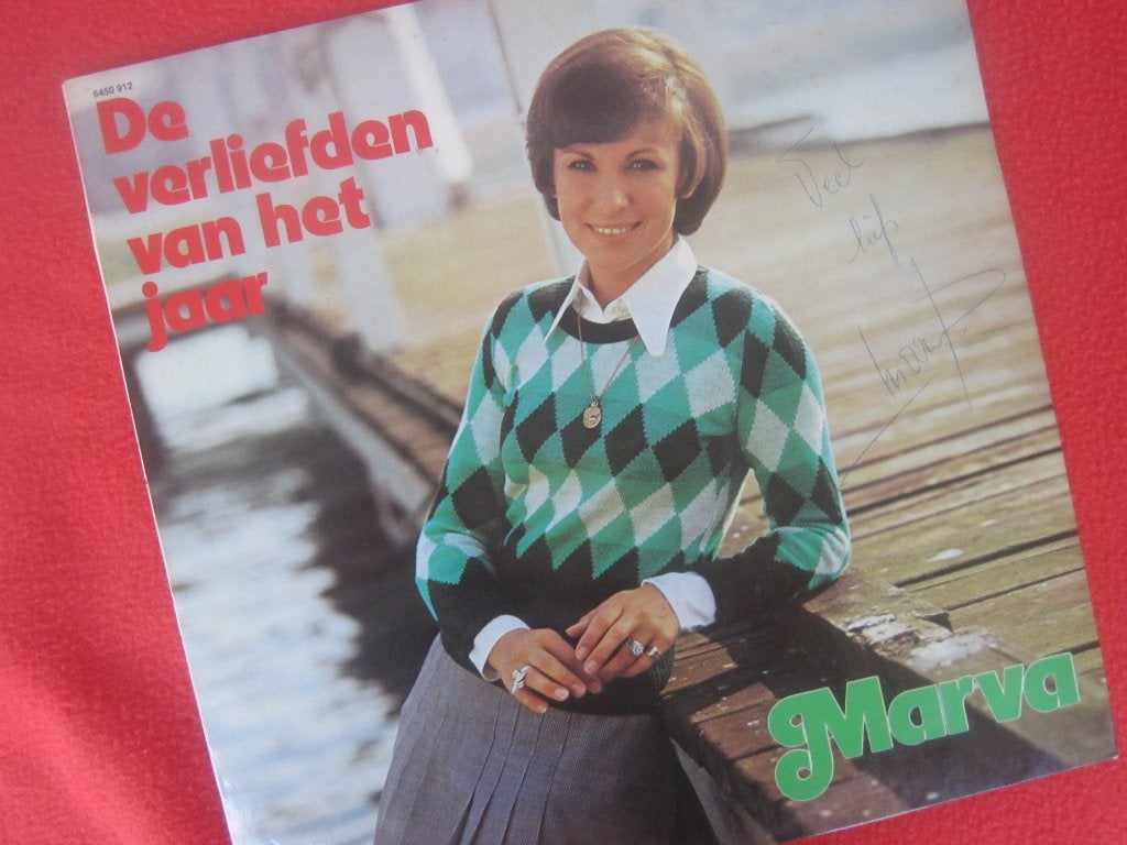 LP MARVA, Cd's en Dvd's, Gesigneerd, Ophalen, LP