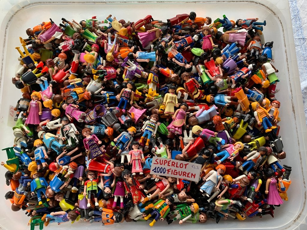 PLAYMOBIL T63: SUPERLOT 1000 FIGUREN!, Ophalen of Verzenden, Zo goed als nieuw, Losse onderdelen, Figuren