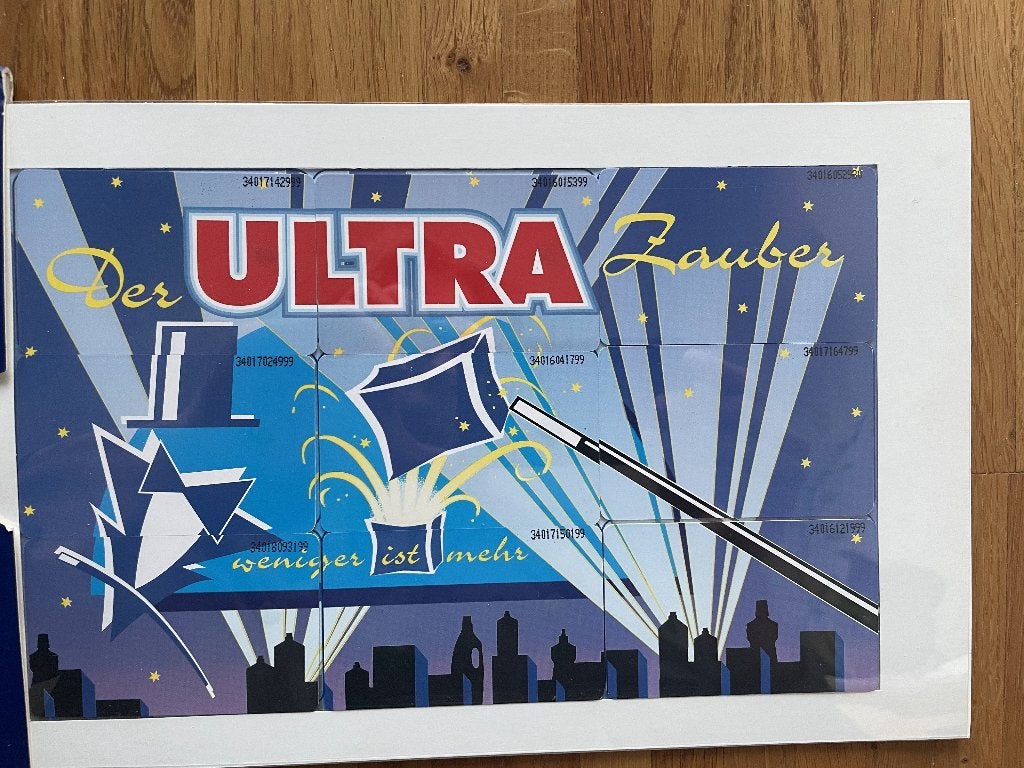 1993 „Ultra Zauber” telefoonpuzzel met 9 kaarten, Ophalen