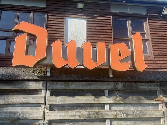 duvel neon reclame, Ophalen, Gebruikt, Reclamebord