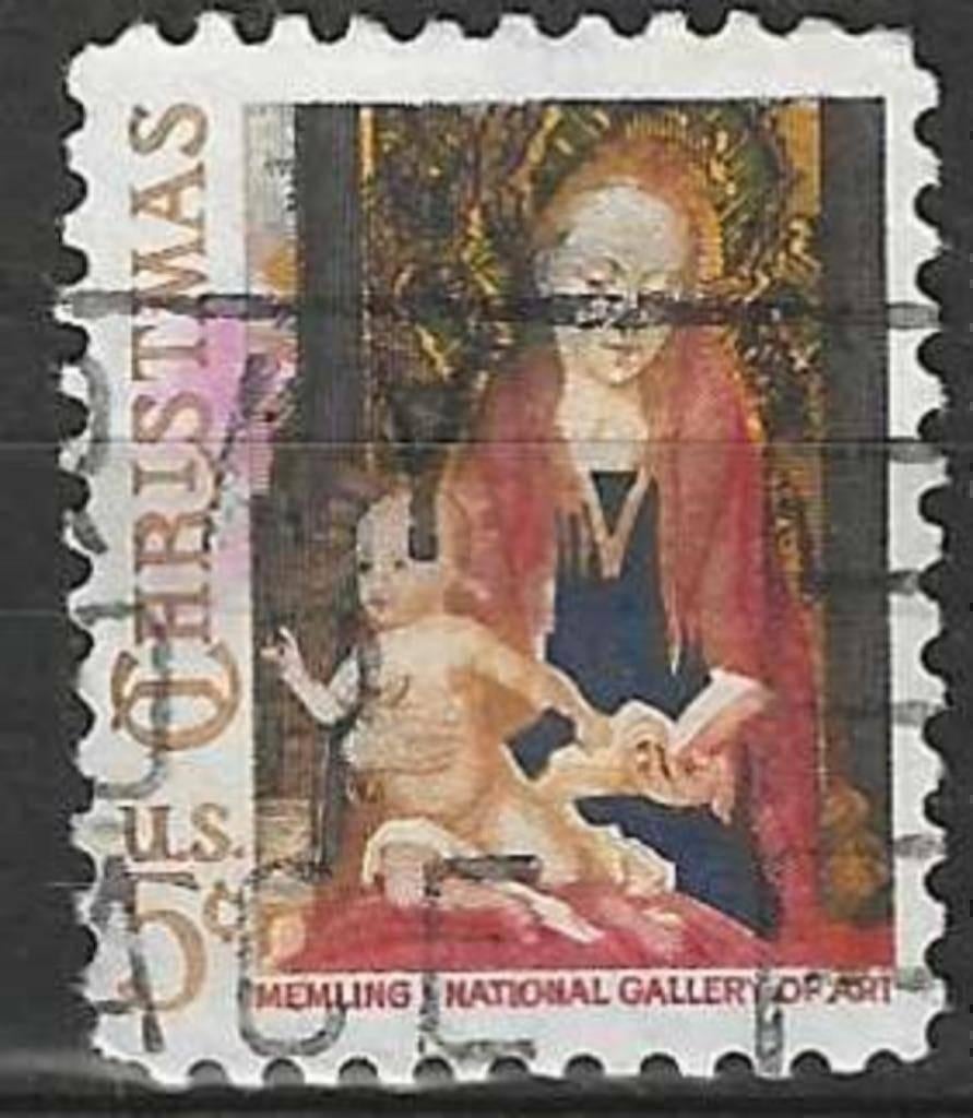 USA 1966 - Yvert 815 - Maagd en Kind van Memling (ST), Verzenden, Gestempeld