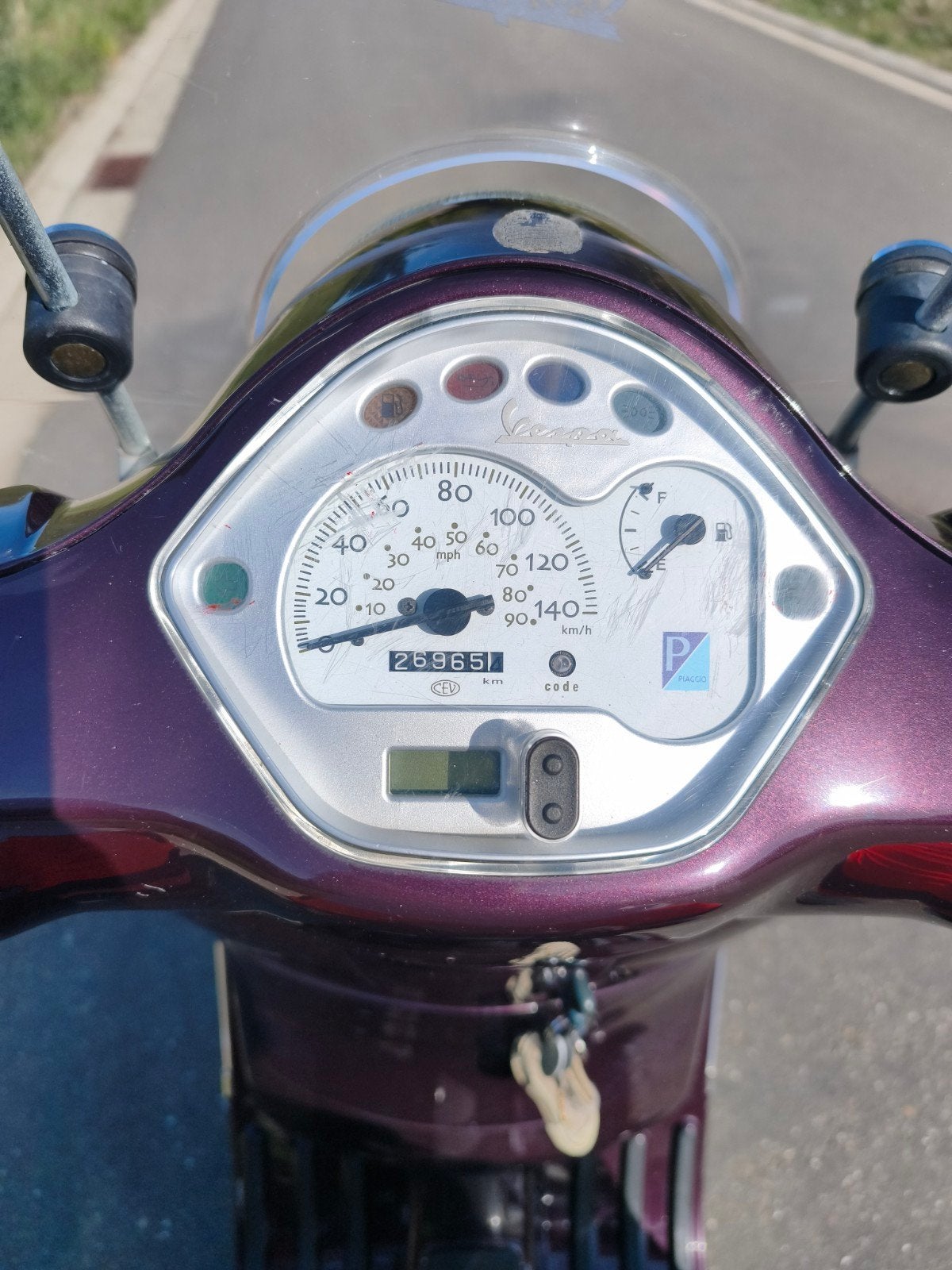 Vespa 125 LX, Ophalen