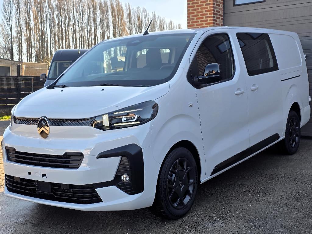 Citroën Jumpy Dub Cab 5Zits NIEUW 0KM 2026 - 180PK Automaat, Stof, Citroën, Wit, Bedrijf