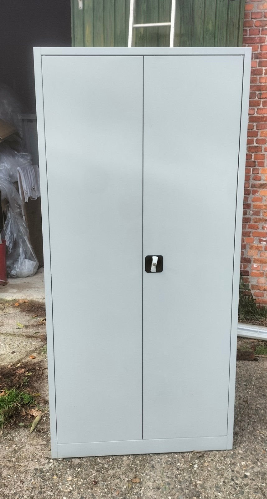 ijzeren draaideur kast H192, B92, D42 cm Voorraad 2 stuks, Huis en Inrichting, Ophalen, Gebruikt, Kantoorkast magazijnkast, 50 tot 100 cm