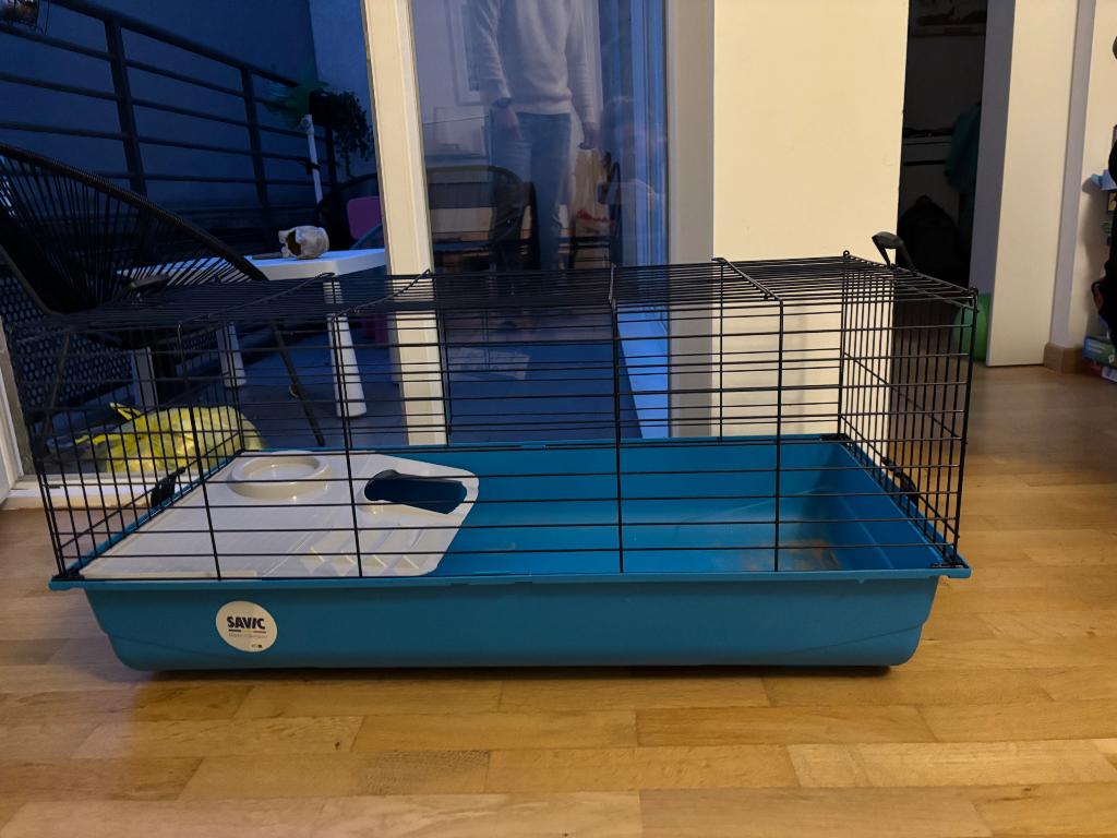 Cage lapin, Animaux & Accessoires, Rongeurs & Lapins | Cages & Clapiers, Comme neuf, Cage, Moins de 60 cm, 110 cm ou plus, Cobaye
