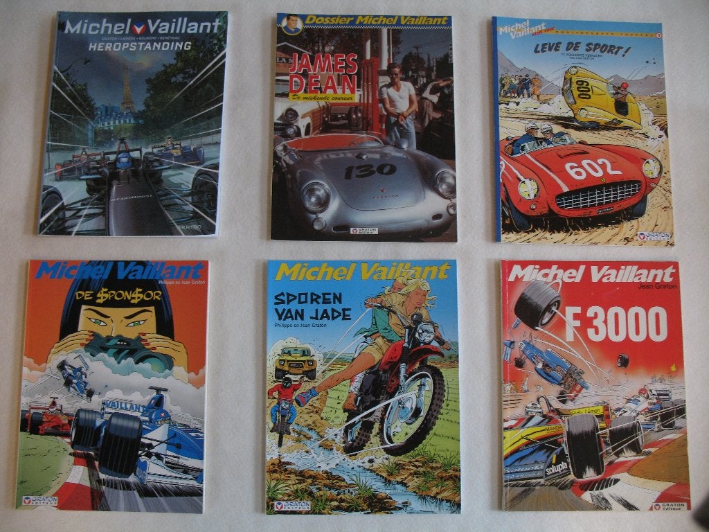 Michel Vaillant, Julie Wood, e.a. Jean Graton, Boeken, Meerdere stripboeken, Ophalen of Verzenden, Zo goed als nieuw
