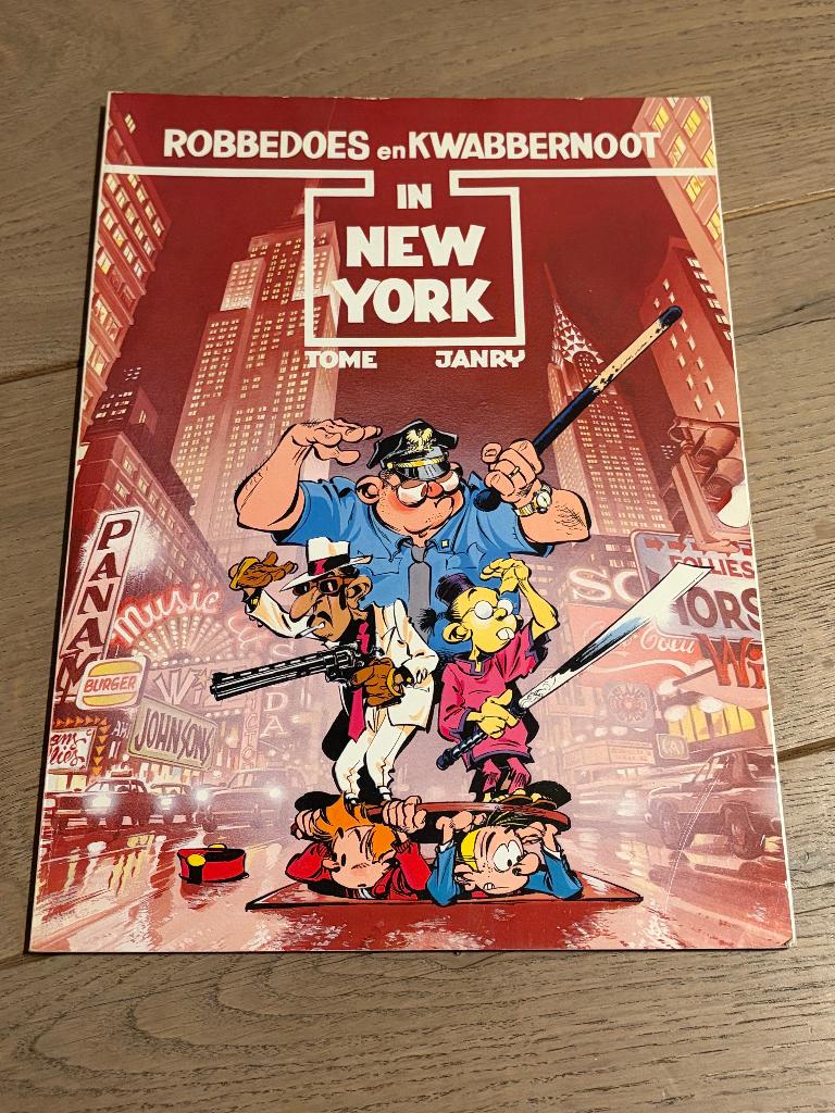 Robbedoes en Kwabbernoot - In New York, Boeken, Stripverhalen, Eén stripboek, Ophalen of Verzenden, Gelezen