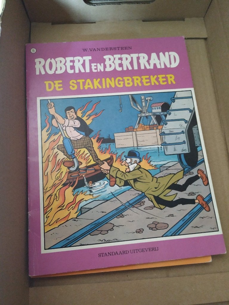 strip Robert en Bertrand "de stakingsbreker..., Ophalen of Verzenden