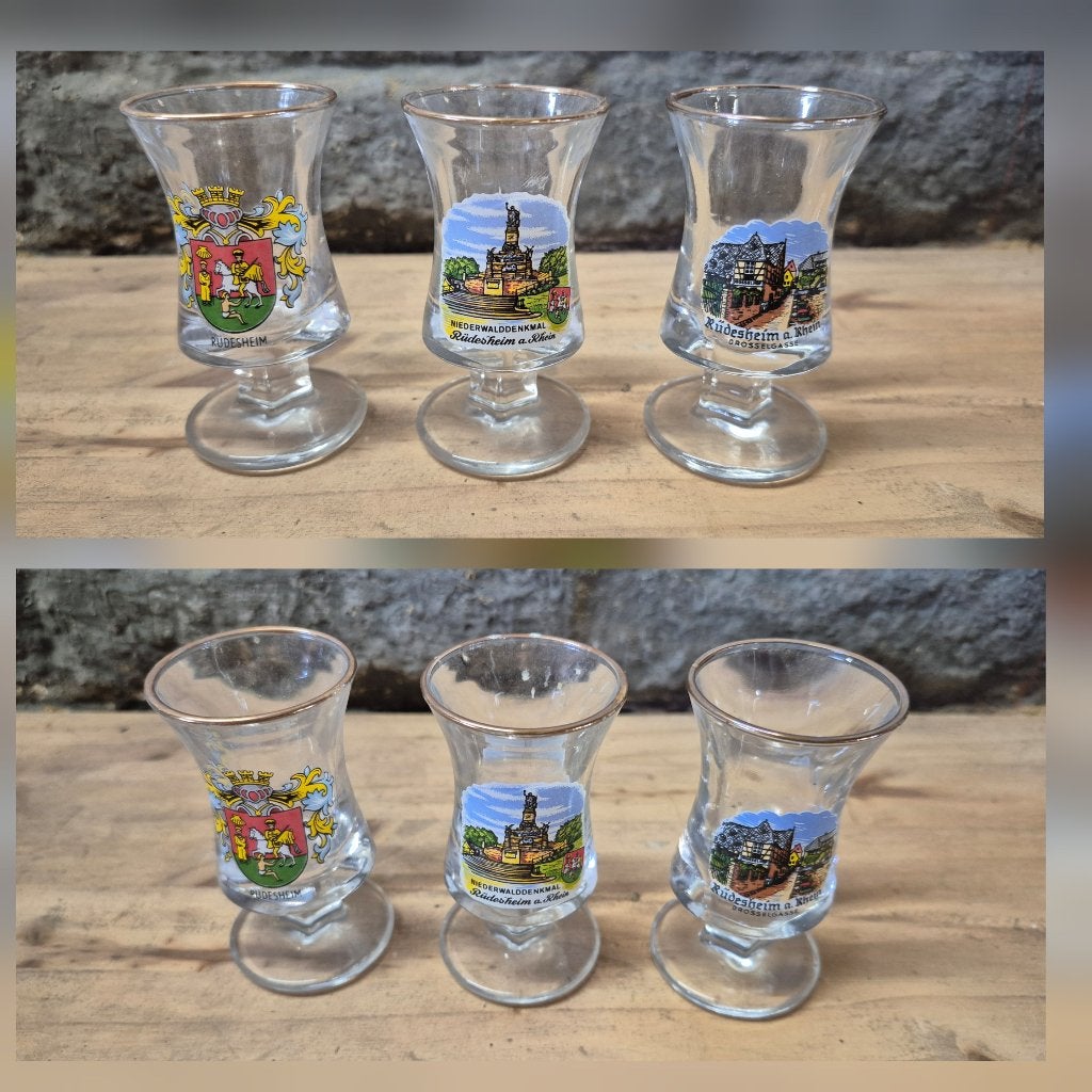 3 verres à liqueur (schnaps), Enlèvement ou Envoi, Comme neuf, Verres et Verres à shot