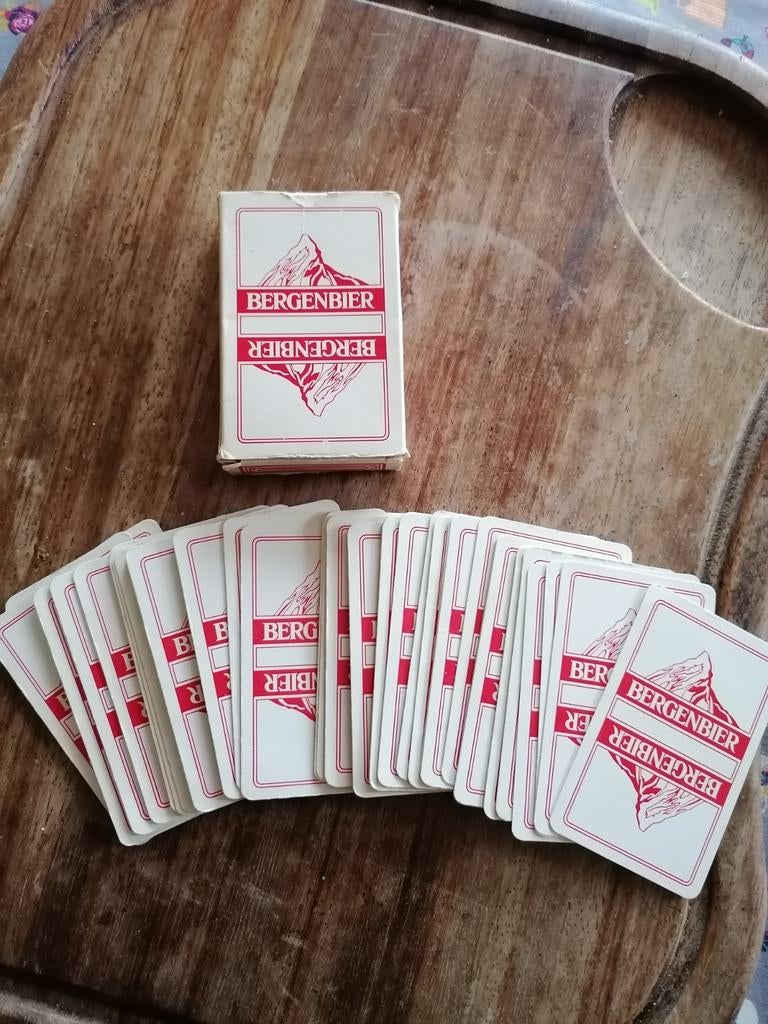 Oude boek kaarten Bergenbier/Aalst., Verzamelen, Ophalen of Verzenden