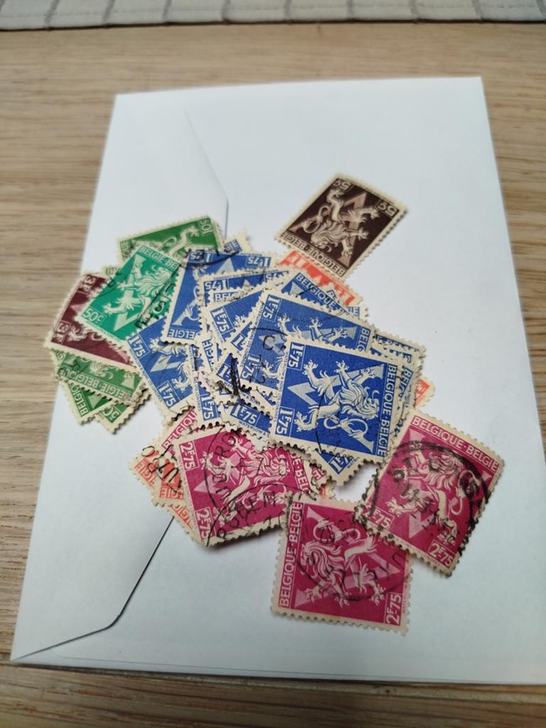 Belgische postzegels lot 37, Verzenden