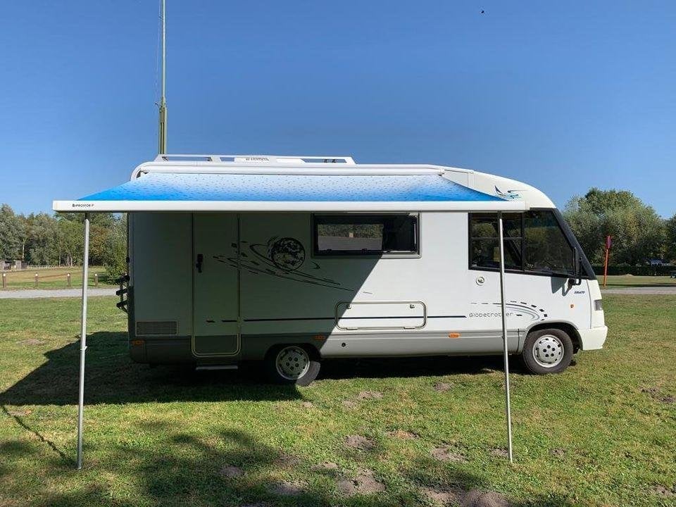 Dethleffs Globetrrotter Integraal op FIAT Ducato, Caravans en Kamperen, Integraal, Ringverwarming, Fiat, Raamblindering