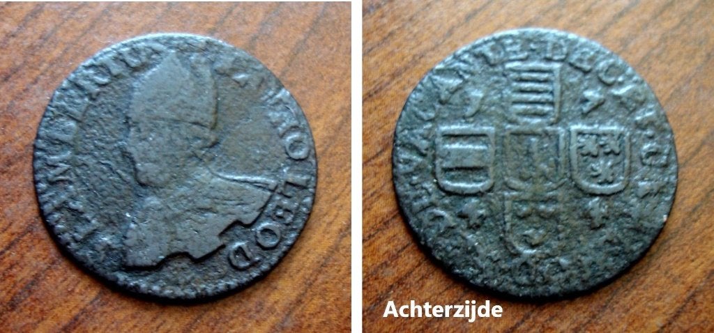 1 Liard Liège St. Lambertus 1744, Timbres & Monnaies, Monnaies | Belgique, Envoi, Bronze, Monnaie en vrac
