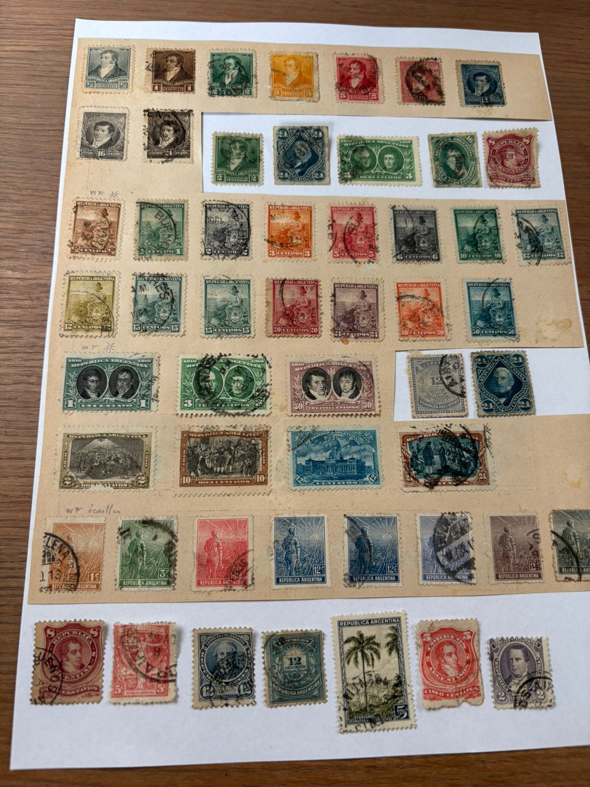 Oude postzegels Argentinië, Enlèvement ou Envoi