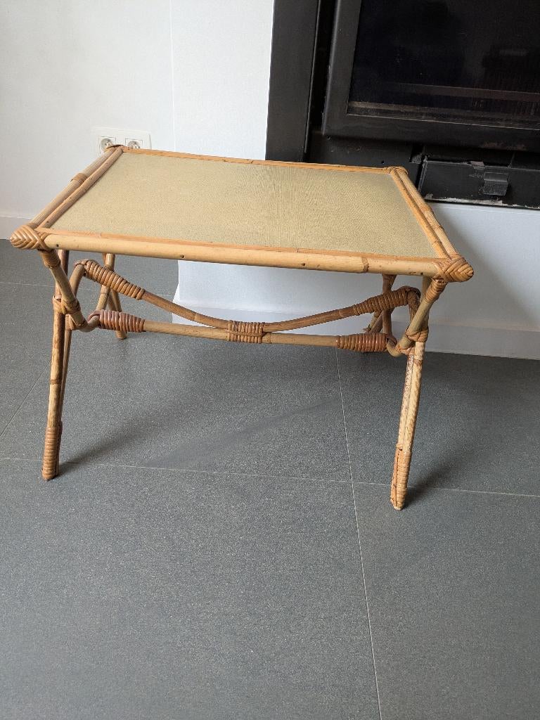 Vintage table basse, Maison & Meubles, Tables | Tables d'appoint, Vintage, Moins de 55 cm, Enlèvement, Utilisé