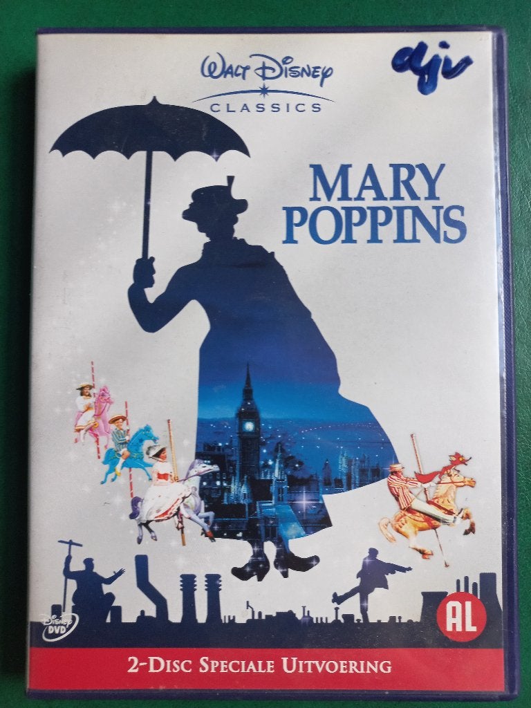 Mary Poppins (1964) 2 disques DISNEY, Enlèvement ou Envoi, Tous les âges, Néerlandais, Néerlandais