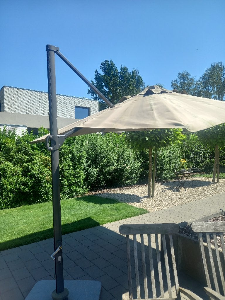 Tuinparasol, Tuin en Terras, Ophalen, Gebruikt, 3 tot 4 meter, Zweefparasol