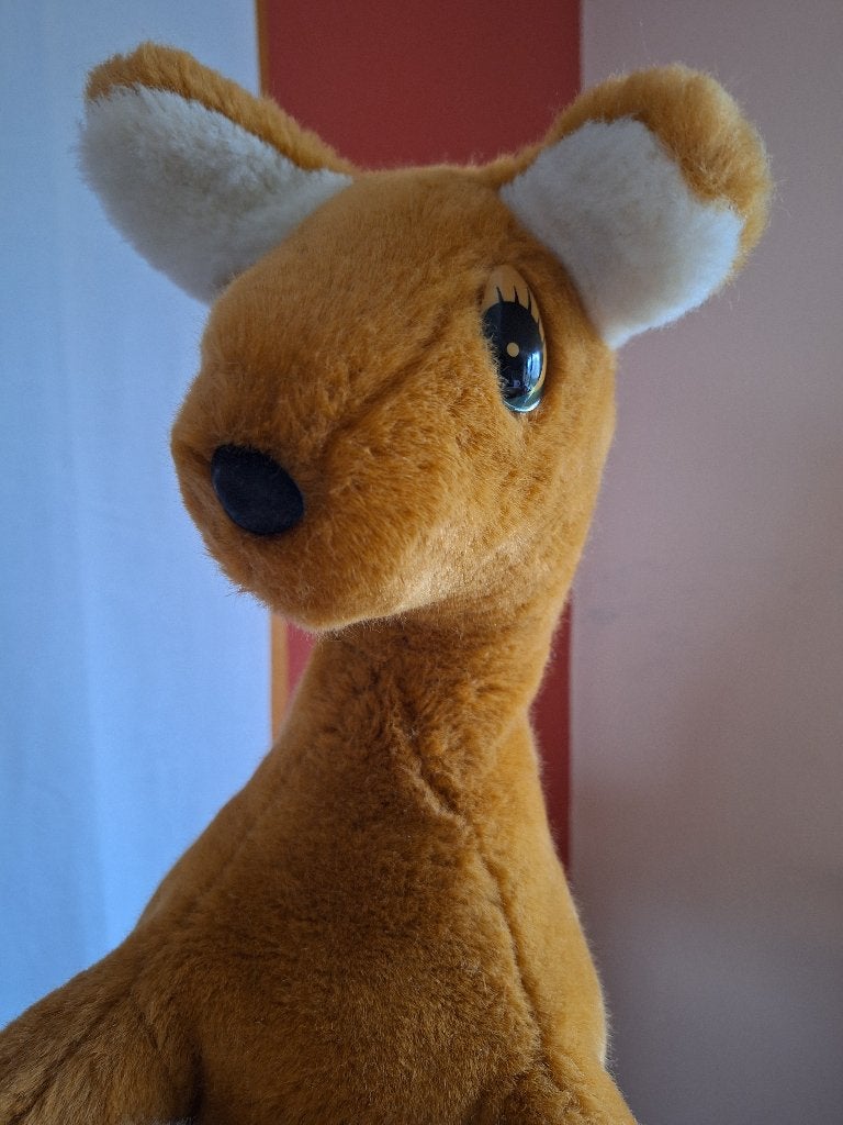 Deux magnifiques peluches « Kangourou », Verzamelen, Beren en Cherished Teddies, Ophalen, Zo goed als nieuw, Overige typen, Overige merken
