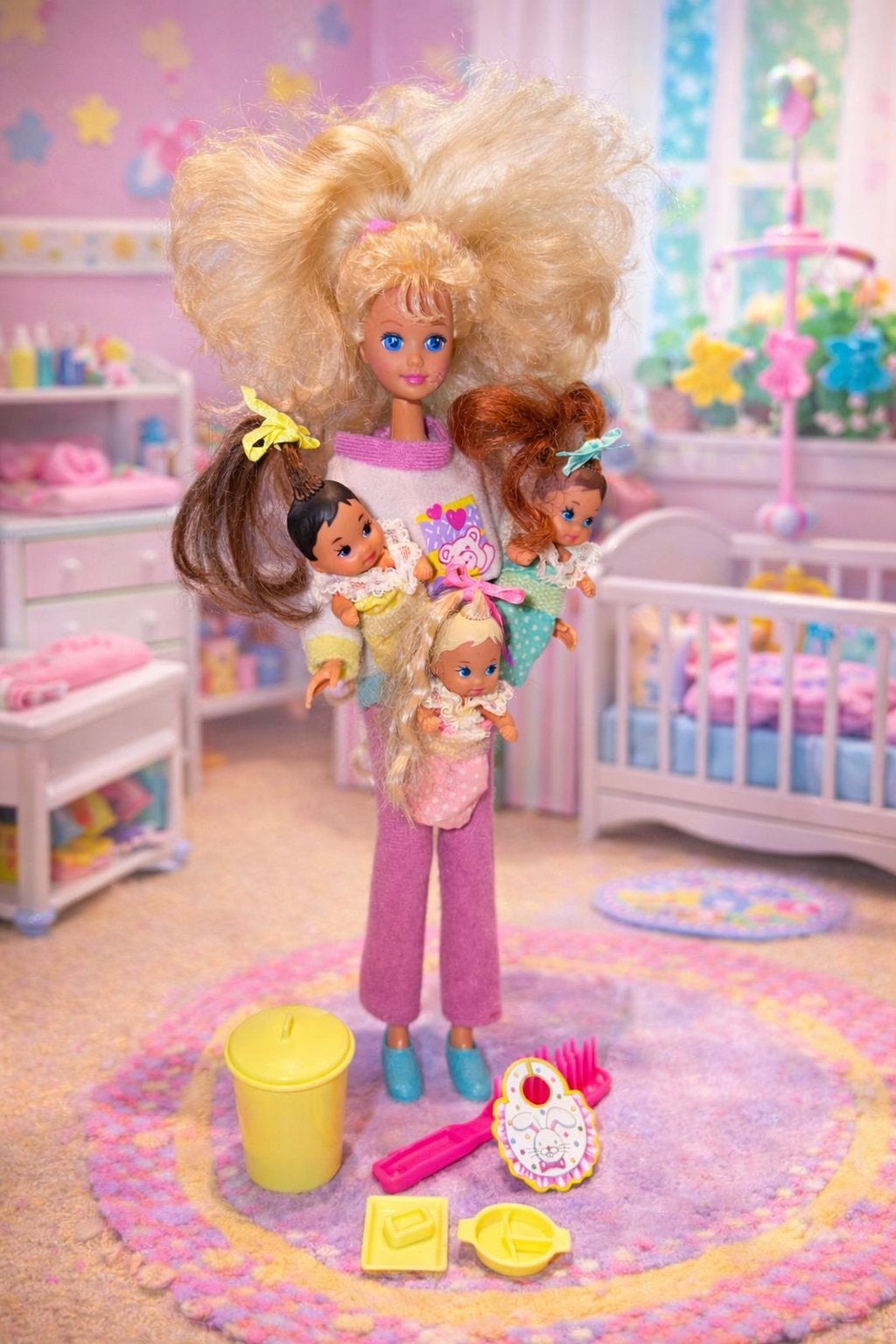 Barbie avec 3 bébés Kelly + vêtements vintage — Mattel, Enfants & Bébés, Jouets | Poupées, Utilisé, Barbie, Enlèvement ou Envoi