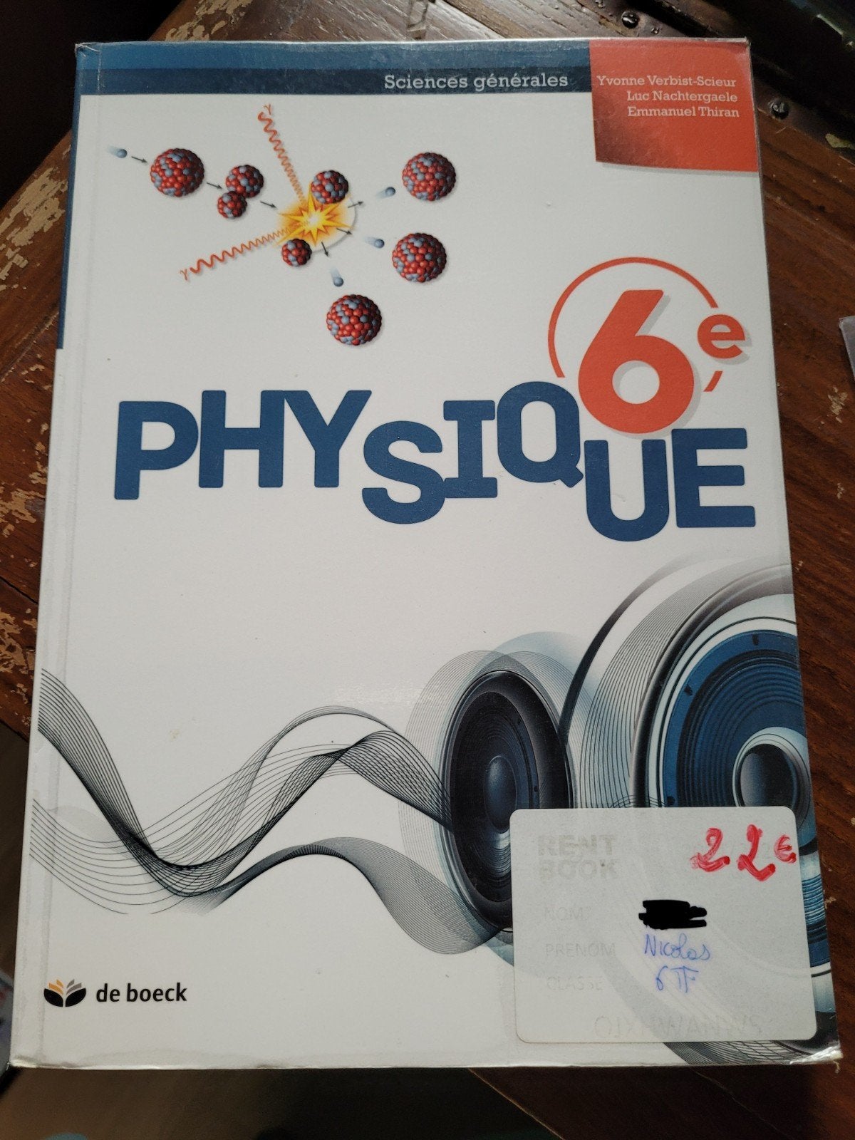 physique 6 sciences générales  Manuel, Livres, Enlèvement, Comme neuf
