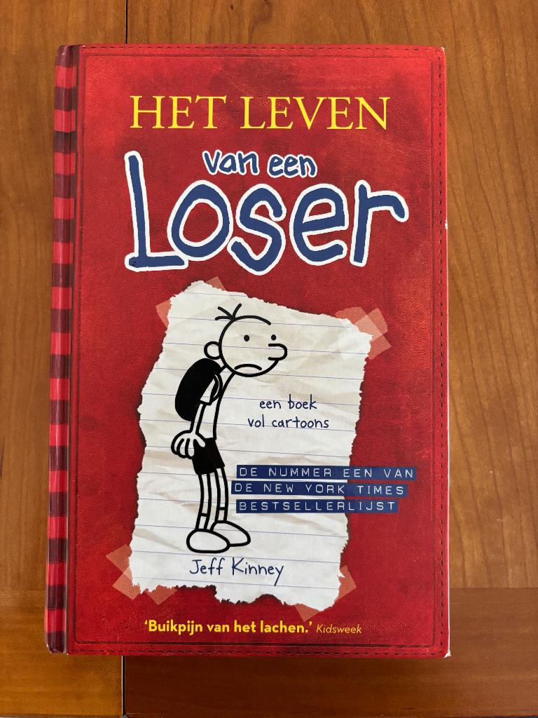 Het leven van een loser deel 1 ( Jeff Kinney ), Ophalen of Verzenden, Zo goed als nieuw, Jeff Kinney