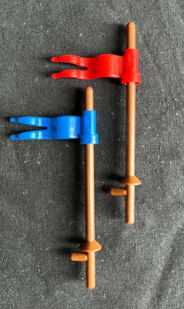 LEGO vlaggen | vlaggenstokken | kasteel/ridder, Kinderen en Baby's, Speelgoed | Duplo en Lego, Gebruikt, Lego, Accessoire, Castle